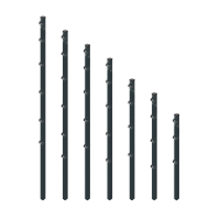 ESSENTIAL Pfosten/Eckpfosten 4x4 cm zum Einbetonieren