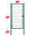 ESSENTIAL Einzeltor Moosgrün (100x160 cm)