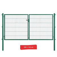 ESSENTIAL Doppeltor Grün 300x120 cm 2. Wahl