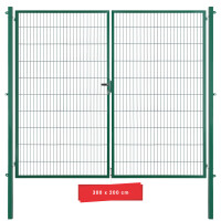 ESSENTIAL Doppeltor Grün 300x200 cm 2. Wahl