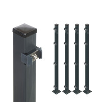 ESSENTIAL Pfosten zum Aufschrauben 4x4 cm für...