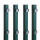 4x Pfosten ESSENTIAL zum Aufschrauben (ohne Bodenplatte) 171 cm Grün