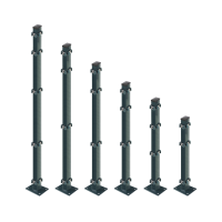 EASY Eckpfosten 4x4x188 cm Anthrazit
