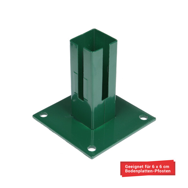 Bodenplatte 15 x 15 cm für 6 x 6 cm in Grün