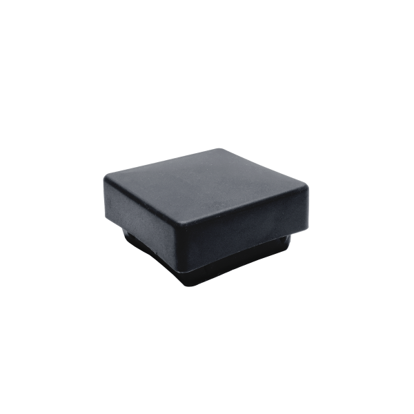 ESSENTIAL Pfostenzubehör Pfostenkappe 6 x 6 cm Schwarz RAL 9005