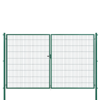 ESSENTIAL Doppeltor 400x180 cm Moosgrün