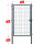 ESSENTIAL Einzeltor 120 x 160 cm in Anthrazit