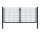 EXCLUSIVE Gartentor KARO 300 x 120 cm in Anthrazit