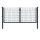 EXCLUSIVE Gartentor RING 300 x 120 cm in Anthrazit