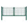 EXCLUSIVE Gartentor KARO 300 x 100 cm in Moosgrün
