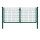 EXCLUSIVE Gartentor KARO 300 x 120 cm in Moosgrün