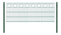 Komplettset Dekormattenzaun "Ring" 80 cm x 10 m...
