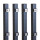 4x Pfosten ESSENTIAL zum Aufschrauben (ohne Bodenplatte) 209 cm Anthrazit