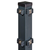 EASY Bodenplatteneckpfosten 6x6x108 cm Anthrazit