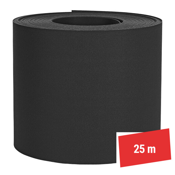 EXCLUSIVE Sichtschutzstreifen "Genarbt" Rolle 25 Meter Anthrazit (RAL 7016)