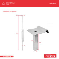 ESSENTIAL Auflaufstütze für Doppeltore