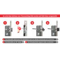 ESSENTIAL Tor-Schloss Set für Gartentore