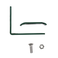 ESSENTIAL Wandanschlusswinkel/Eckmattenverbinder Grün RAL 6005